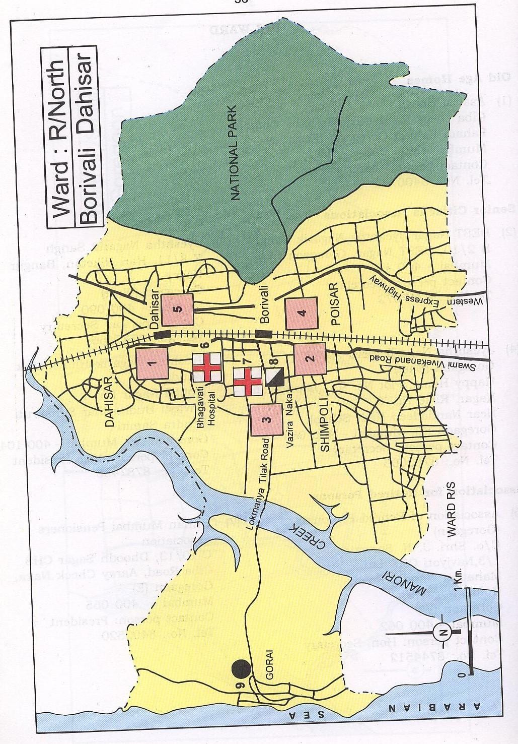지도 Dahisar 뭄바이