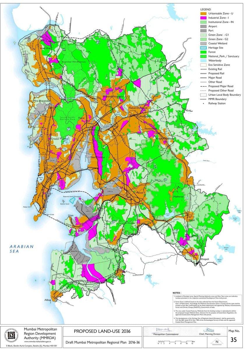 MMRDA 지역 계획 지도