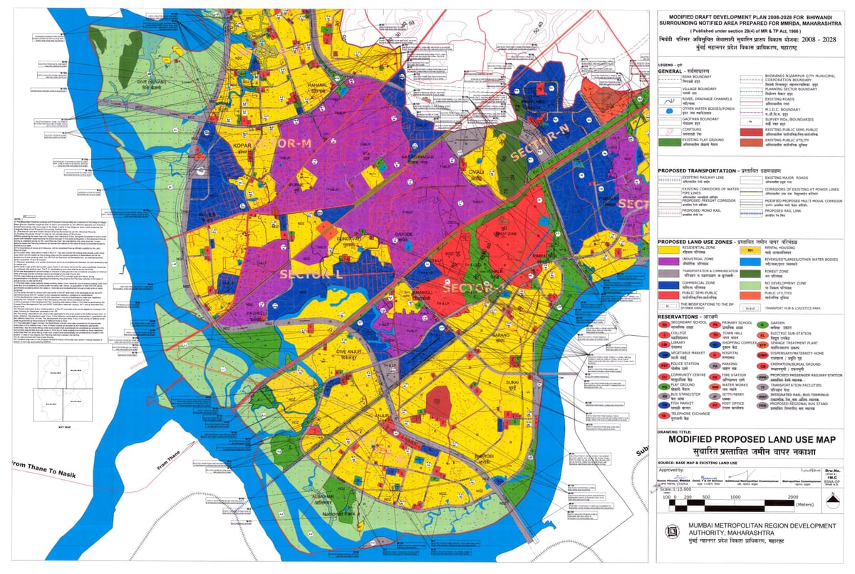 MMRDA 대 지도 bhiwandi